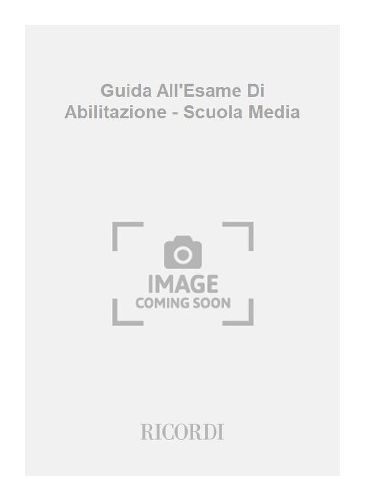 Guida All'Esame Di Abilitazione - Scuola Media